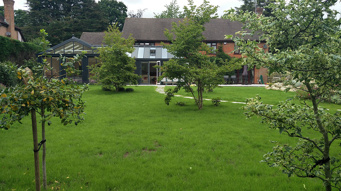 Our Langton Green landscaping project.