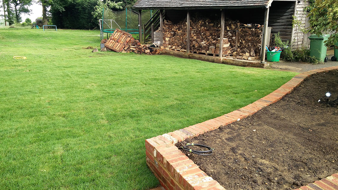 Our Brenchley landscaping project.