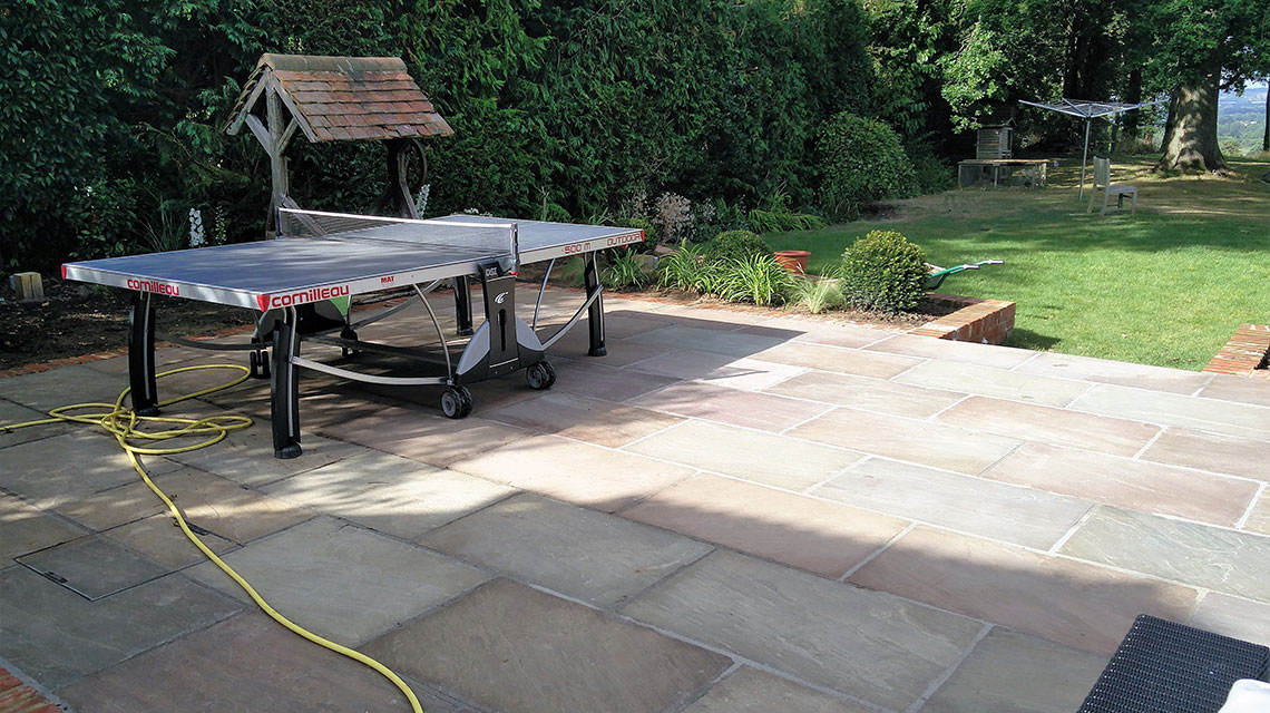 Our Brenchley landscaping project.