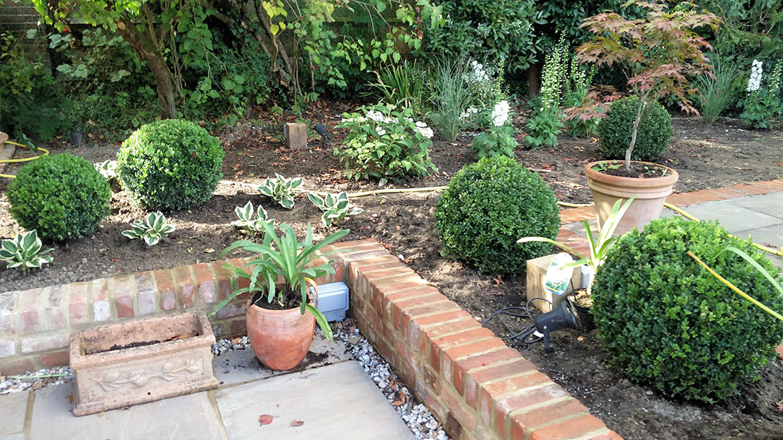 Our Brenchley landscaping project.