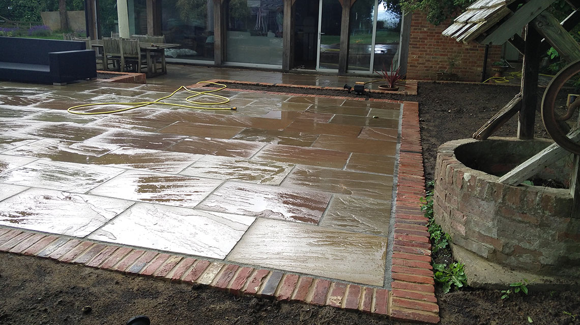 Our Brenchley landscaping project.