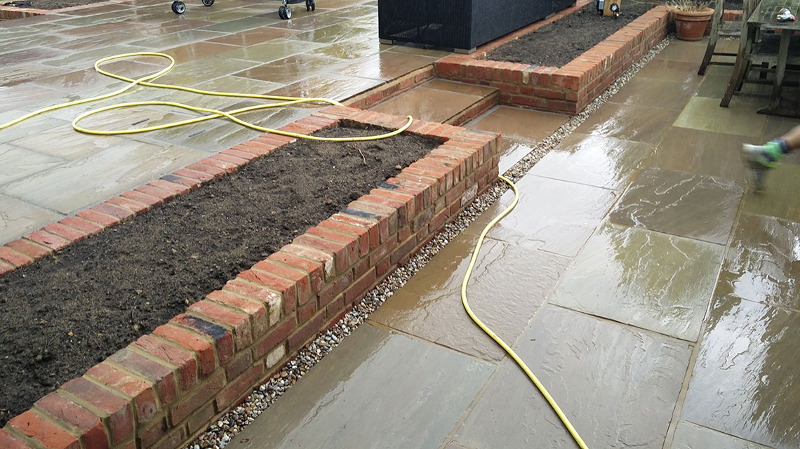 Our Brenchley landscaping project.