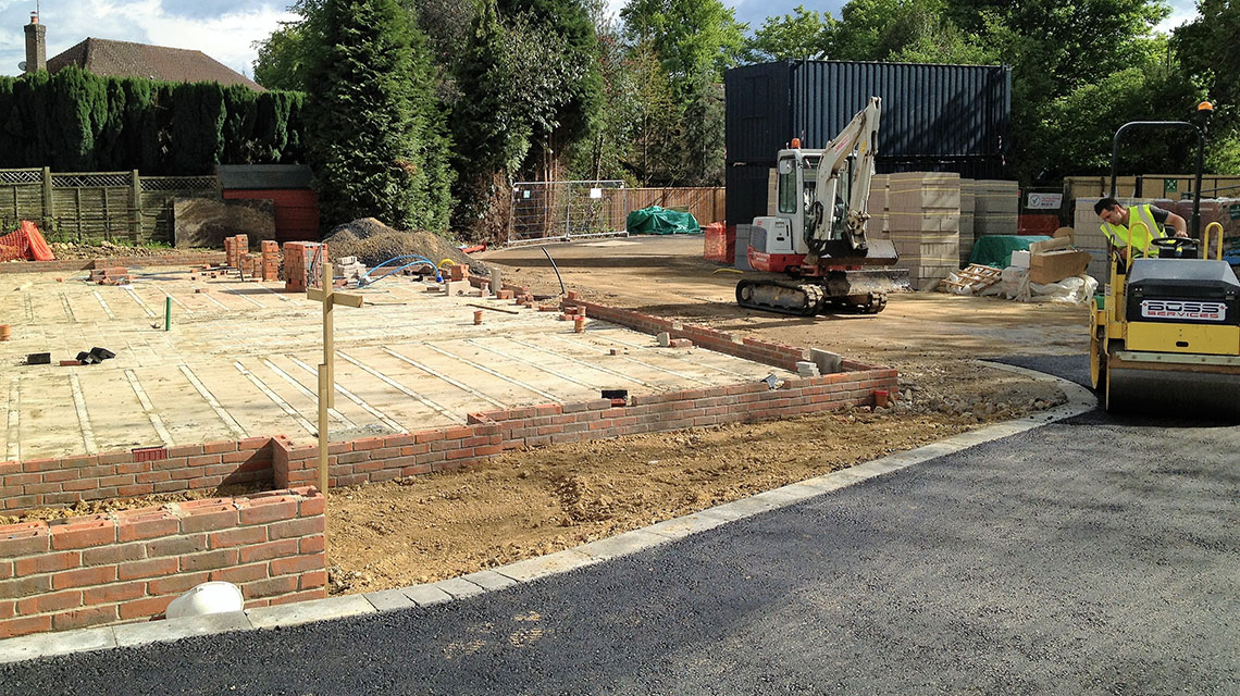 Our East Grinstead groundwork project.