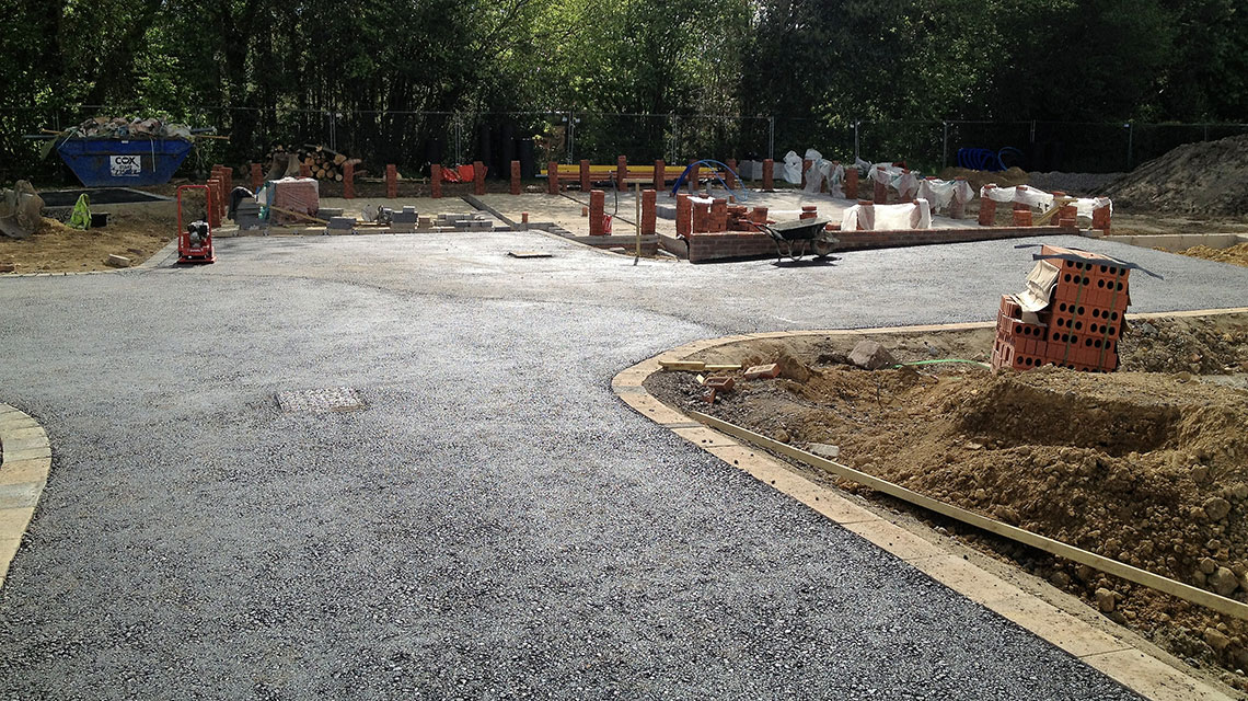 Our East Grinstead groundwork project.
