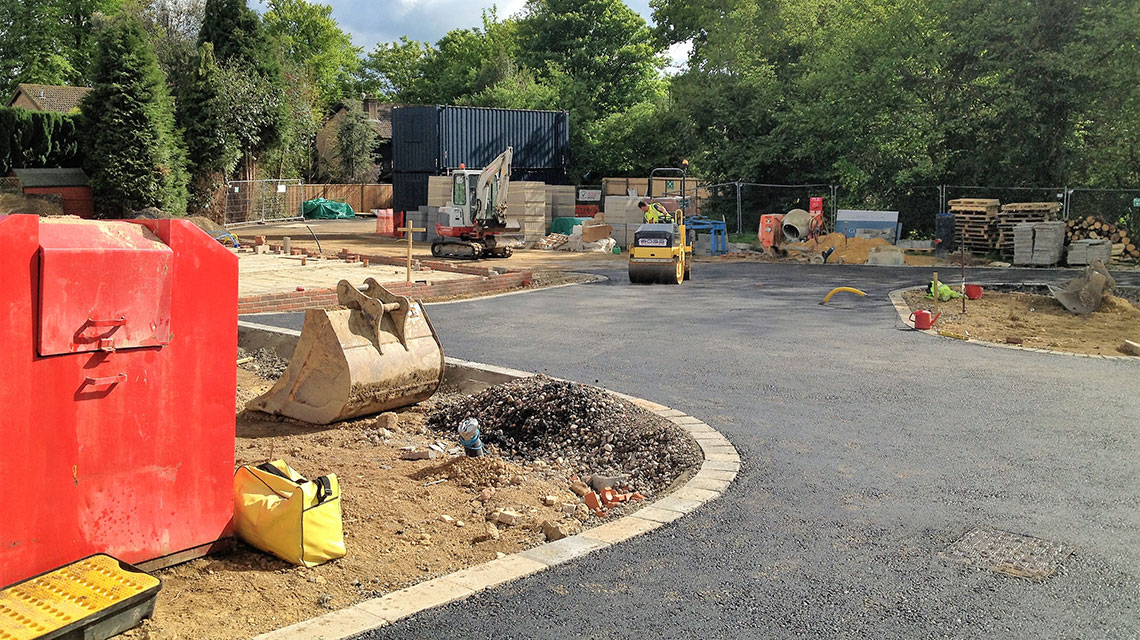 Our East Grinstead groundwork project.