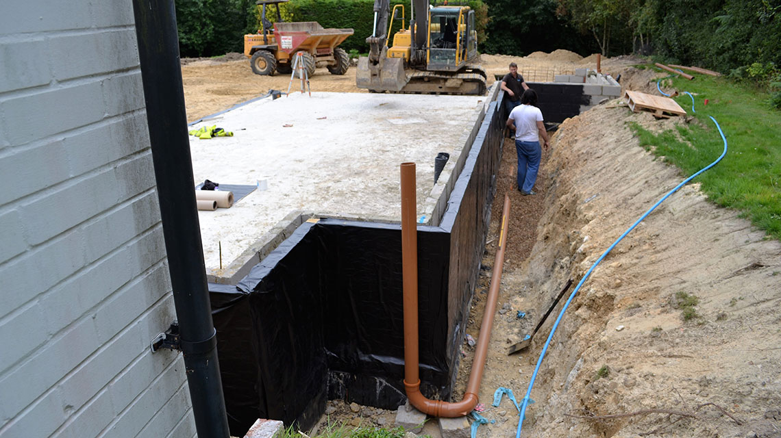 Our Lamberhurst groundwork project.