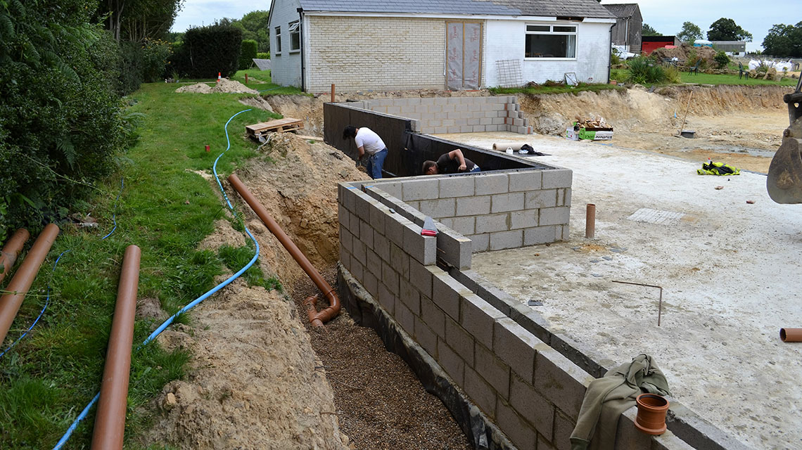 Our Lamberhurst groundwork project.