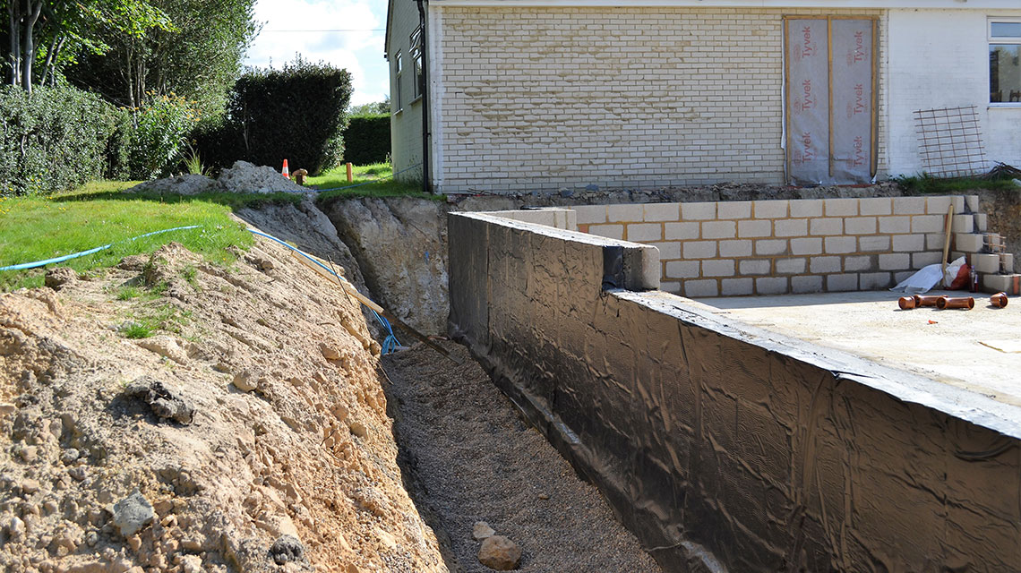 Our Lamberhurst groundwork project.