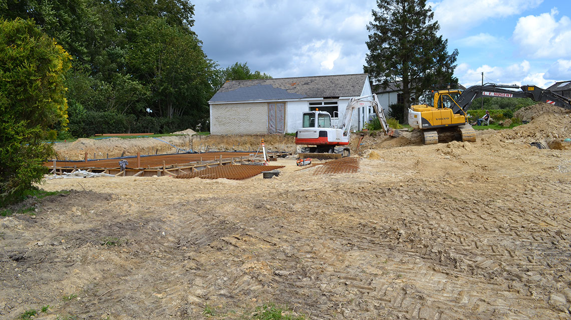 Our Lamberhurst groundwork project.