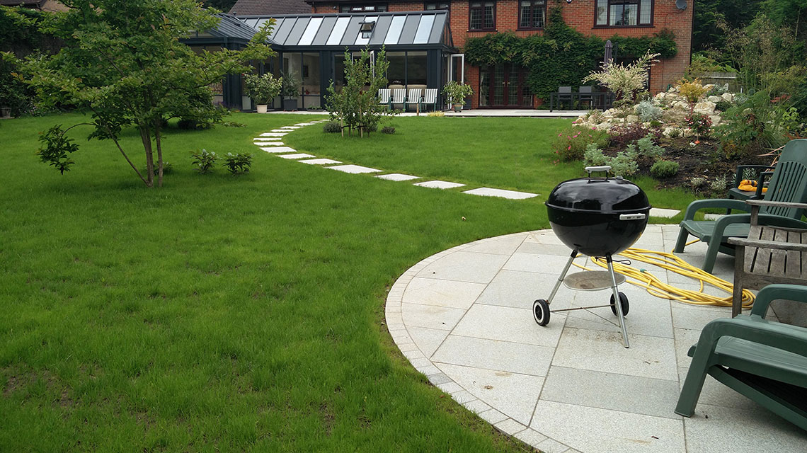 Our Langton Green landscaping project.