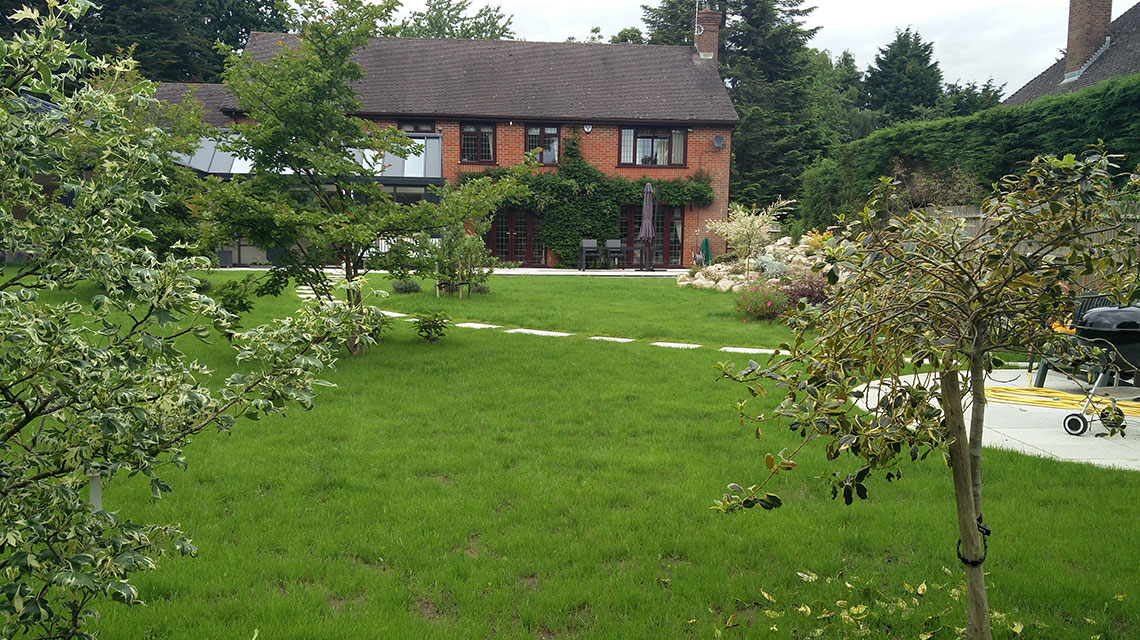 Our Langton Green landscaping project.