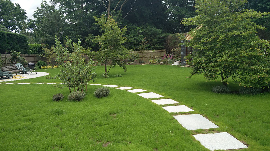 Our Langton Green landscaping project.