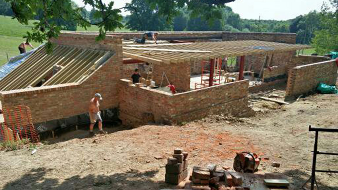 Our Pump House construction project.