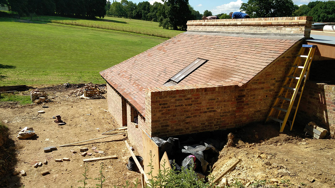 Our Pump House construction project.