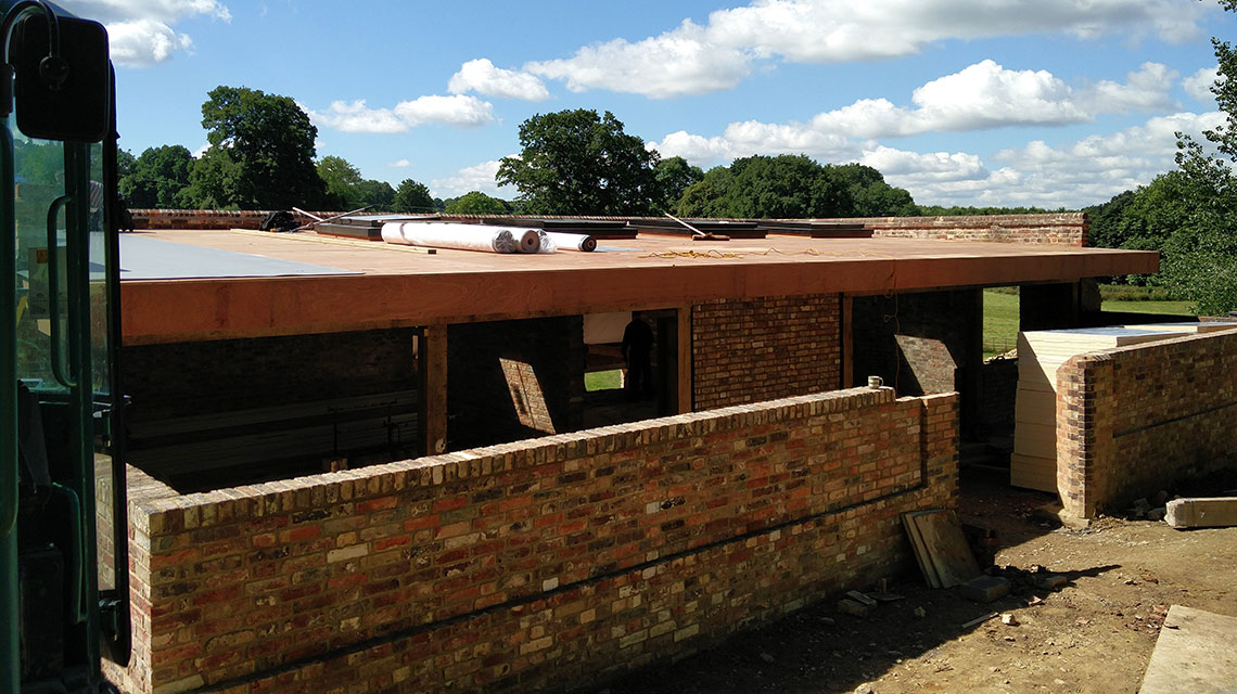 Our Pump House construction project.