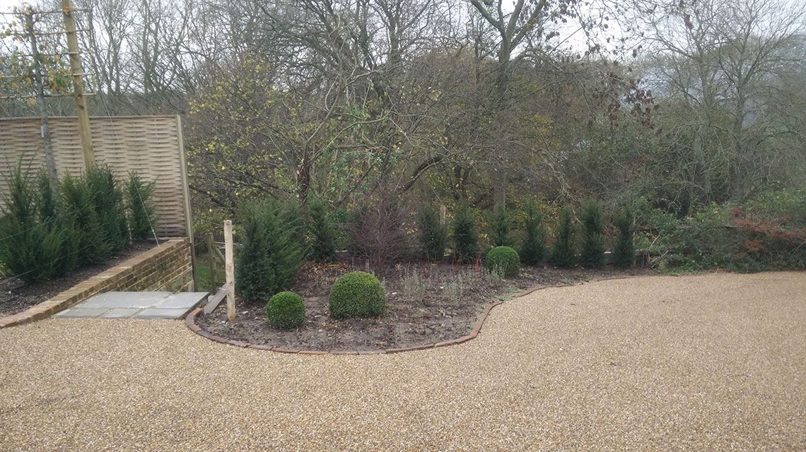 Our Wadhurst landscaping project.