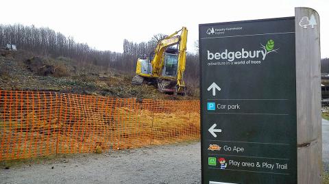 Our Bedgebury Pinetum landscaping project.