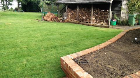 Our Brenchley landscaping project.